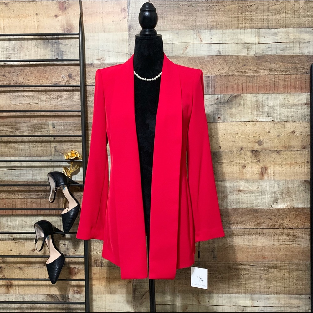 | calvin klein | Open Front Jacket